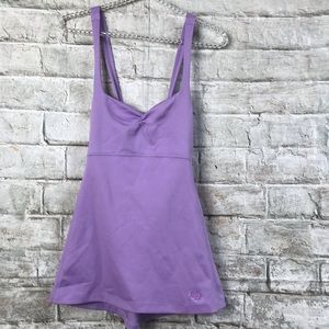 Mika Purple Tie Back Tank Sz Small Super Cute!